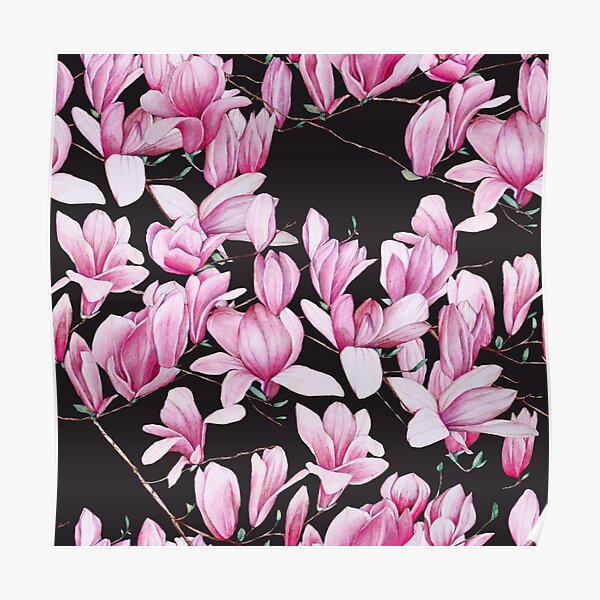 Decoración: Magnolia Rosada | Redbubble