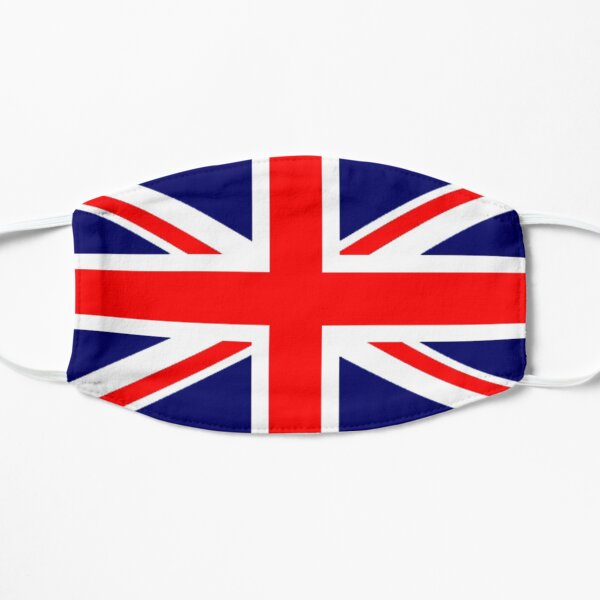 Britisch. Kriegsflagge. Union Jack-Flagge. 3:5 UK, GB, Großbritannien, Vereinigtes Königreich, Armee, Pure & Simple. Flache Maske