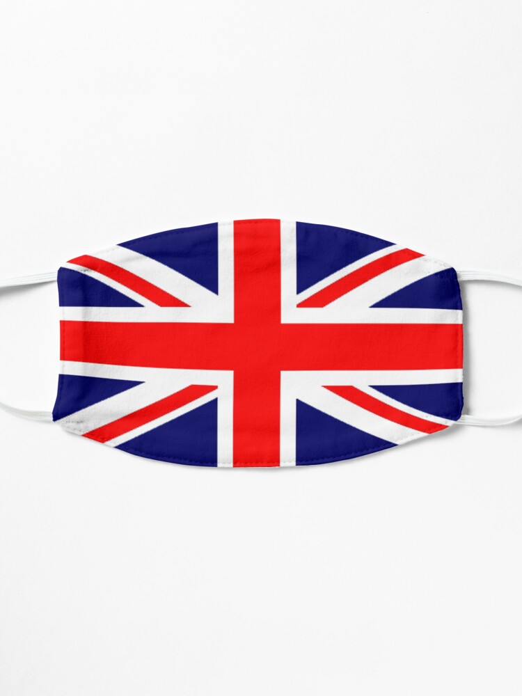 Alternate view of British. War Flag. Union Jack Flag. 3:5 UK, GB, Britain, United Kingdom, Army, Pure & Simple. Mask