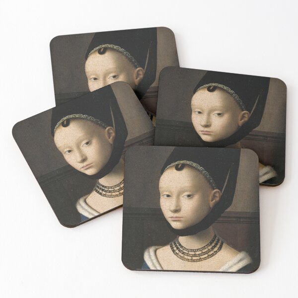 Item preview, Petrus Christus - Portrait of a Young Woman designed and sold by vakashop.