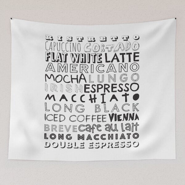 Item preview, Types of Coffee, kitchen artwork, coffee shop decoration, home decor  designed and sold by Fernando G..