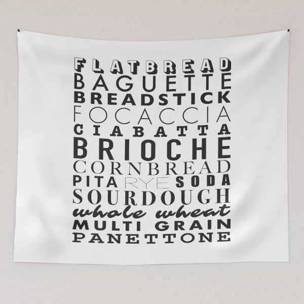 Item preview, Types of Bread, kitchen artwork, decoration, home decor  designed and sold by Fernando G..