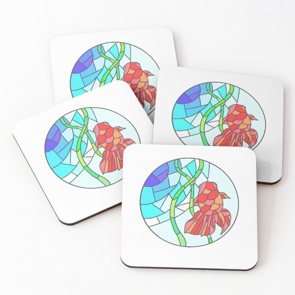 Item preview, Stained glass goldfish   designed and sold by Marinaaa010.