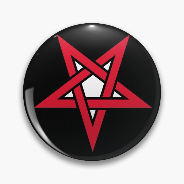 Item preview, Reverse Red Pentagram Satanic Satanism designed and sold by darknessjeff86.