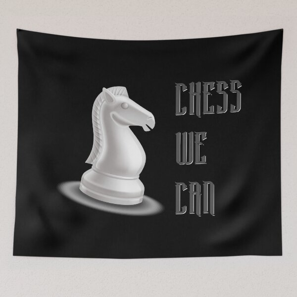 Item preview, Chess We Can Chess Piece Knight Parody designed and sold by OmmeDesigns.