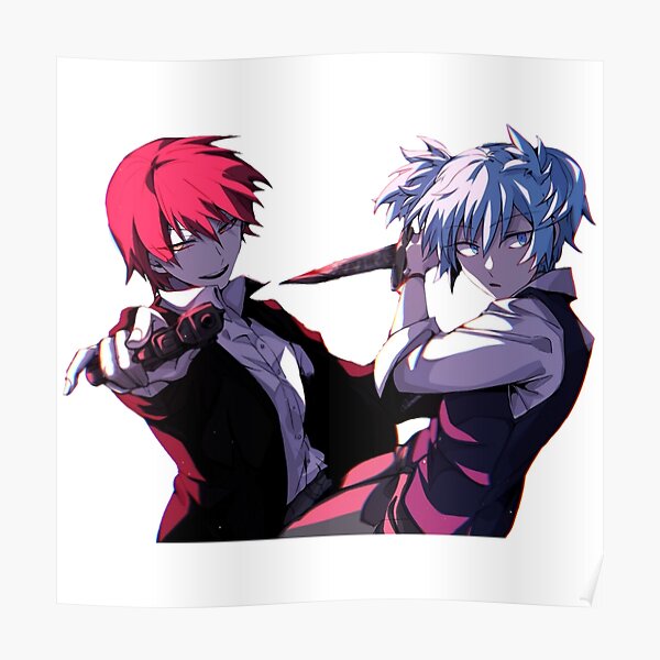 Assassination classroom : Karma & Nagisa VS koro Poster