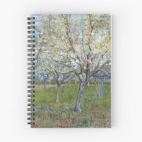 Item preview, Vincent Van Gogh - Orchard with Blossoming Apricot Trees designed and sold by vakashop.