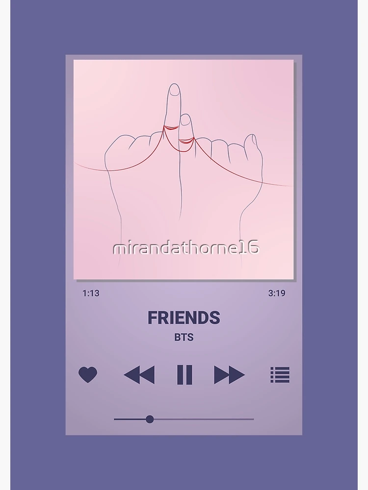 Bangtan GROUP - [📝] Tradução da música FRIENDS/친구 “You're