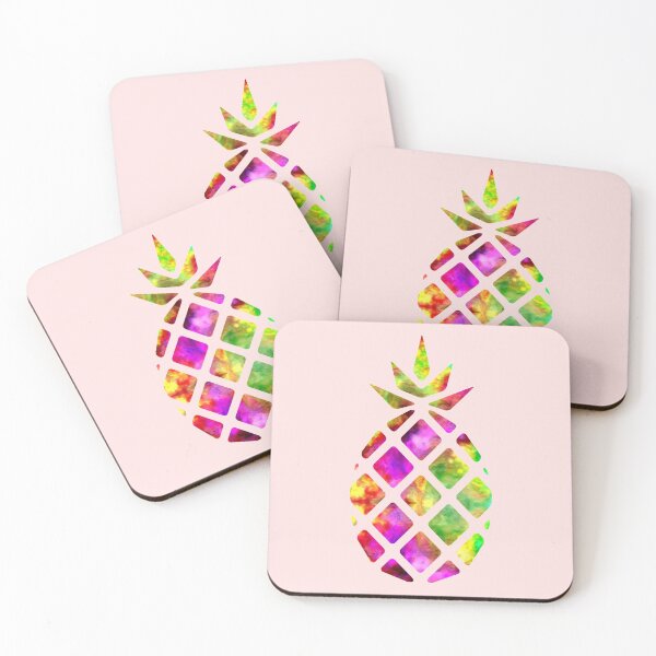 Item preview, Watercolor Geometric Tropical Colorful Pineapple  designed and sold by MysticMagpie.