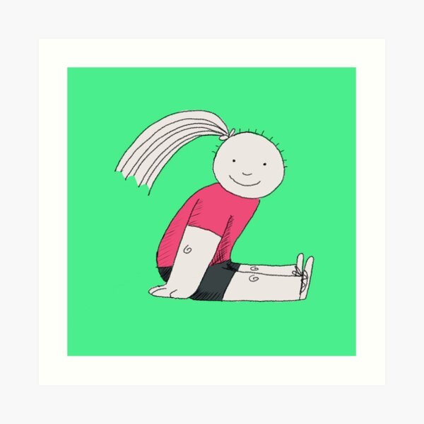 2 bored Art Print