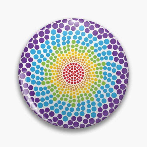 Item preview, 7 Chakra Color Dots Mandala designed and sold by serenaking.