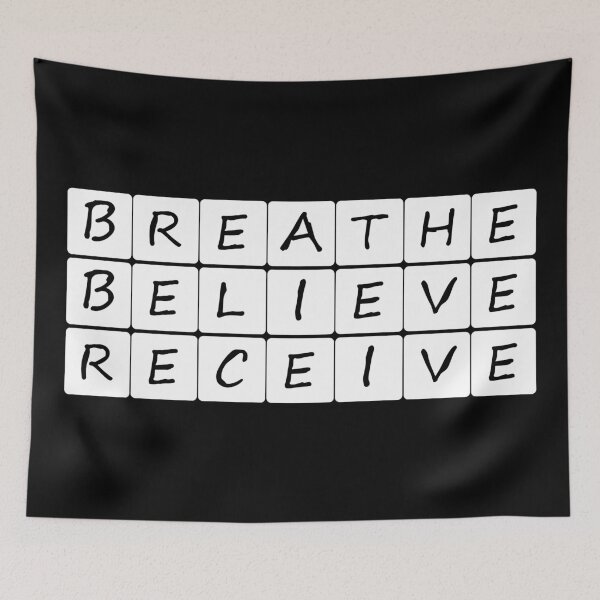 Item preview, Breathe Believe Receive designed and sold by BlueZenStudio.