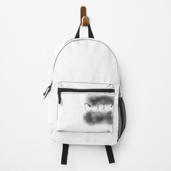 Grey Glasses & Watercolors Design Backpack