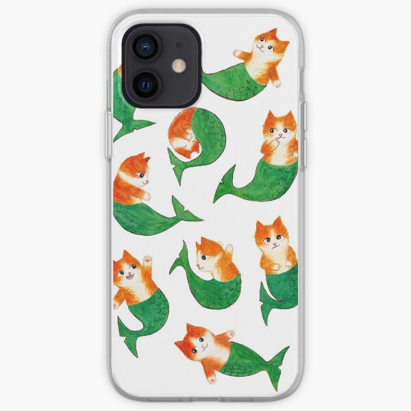 Mermeows Mercats Madness - Some Cute Mermaid Cats iPhone Soft Case