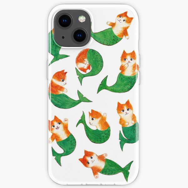 Mermeows Mercats Madness - Some Cute Mermaid Cats iPhone Soft Case