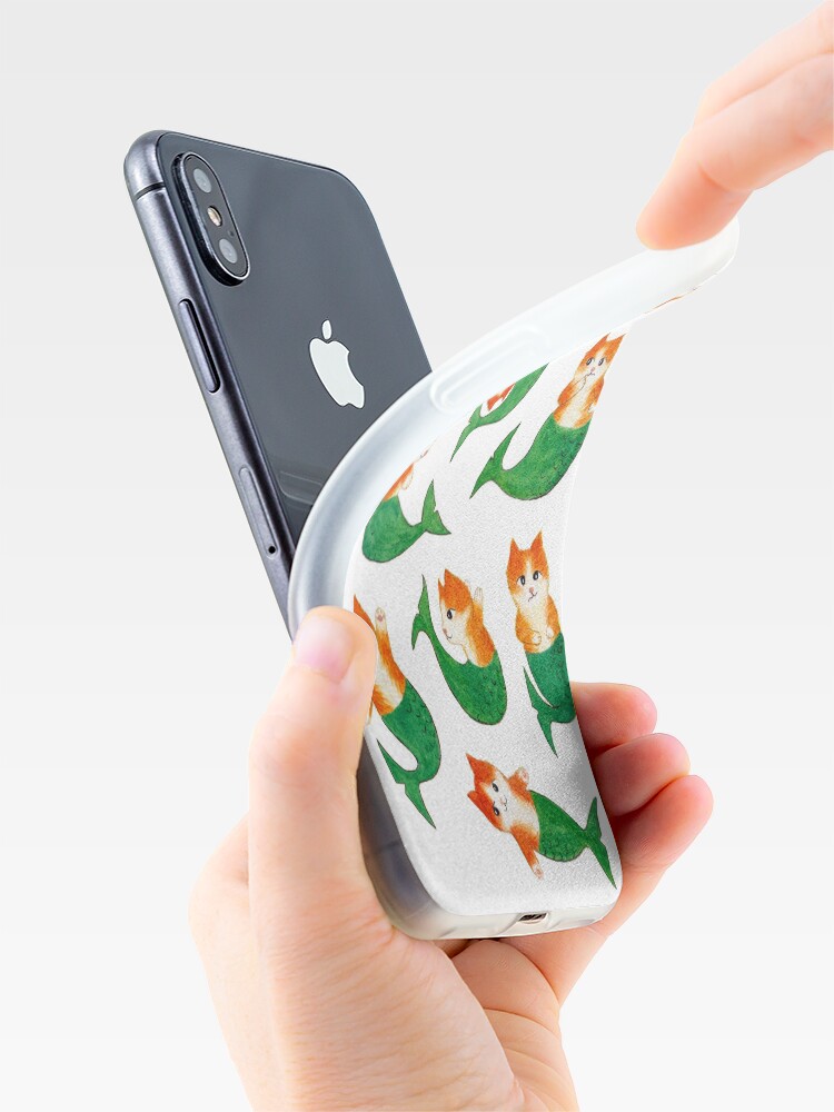Alternate view of Mermeows Mercats Madness - Some Cute Mermaid Cats iPhone Case & Cover