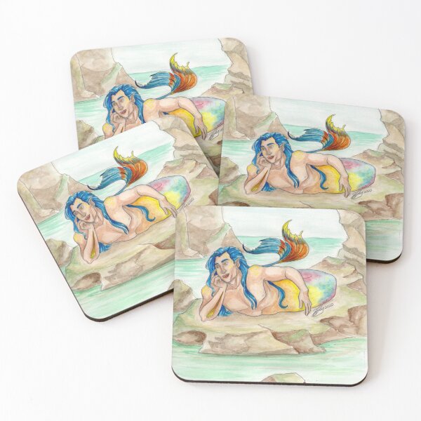 Item preview, Butterfly fish mermaid designed and sold by Merrydisposition.