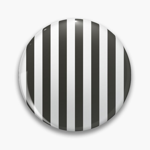 Item preview, Roisin Black Striped Basic Simple Pattern Design designed and sold by Pixelsadots.
