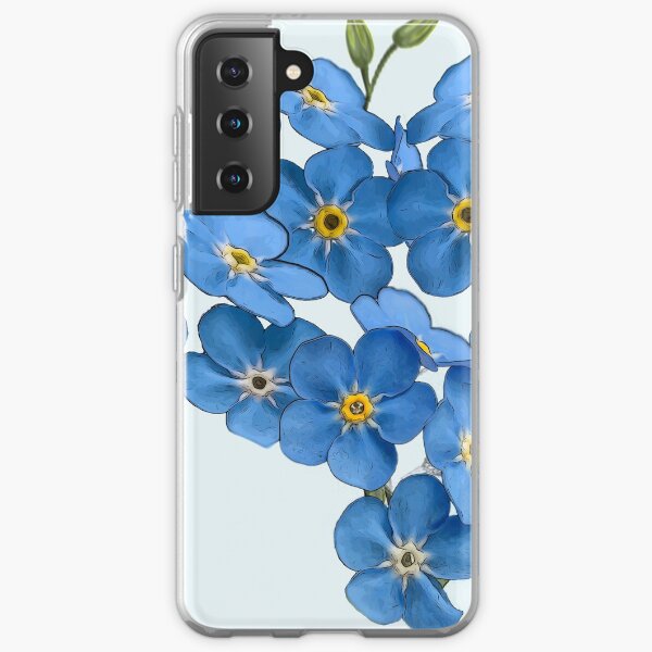 Forget Me Not - little flower of love Samsung Galaxy Soft Case