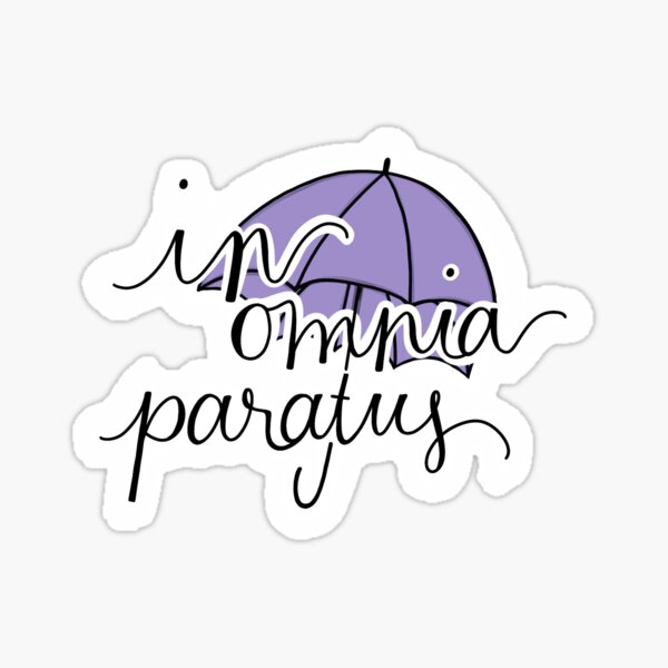 In Omnia Paratus Stickers | Redbubble