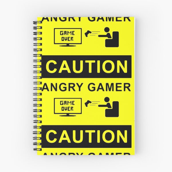 Item preview, Caution Angry Gamer designed and sold by Shinobi23.