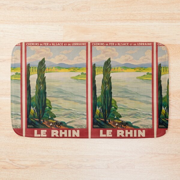 Item preview, ALSACE LORRAINE Le Rhin vintage travel poster designed and sold by stickart-marek.