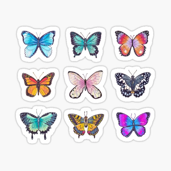 Tinys Papillons Sticker