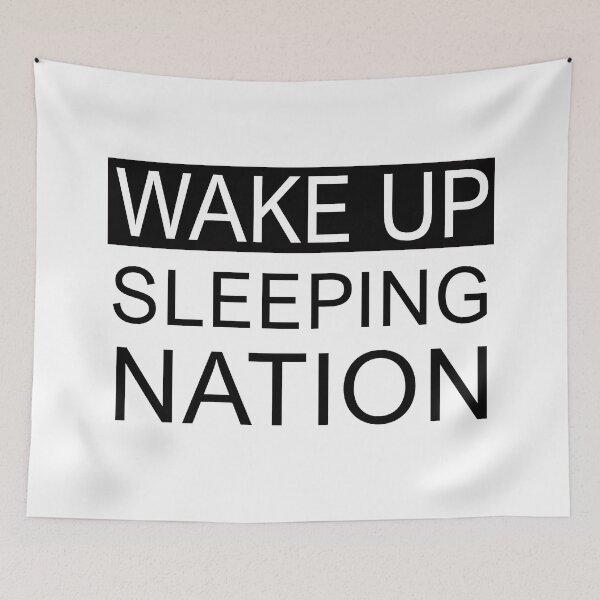 Item preview, Wake Up Sleeping Nation designed and sold by ArtOfRebellion.