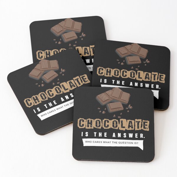 Item preview, chocolate is the answer  designed and sold by Dieowl.