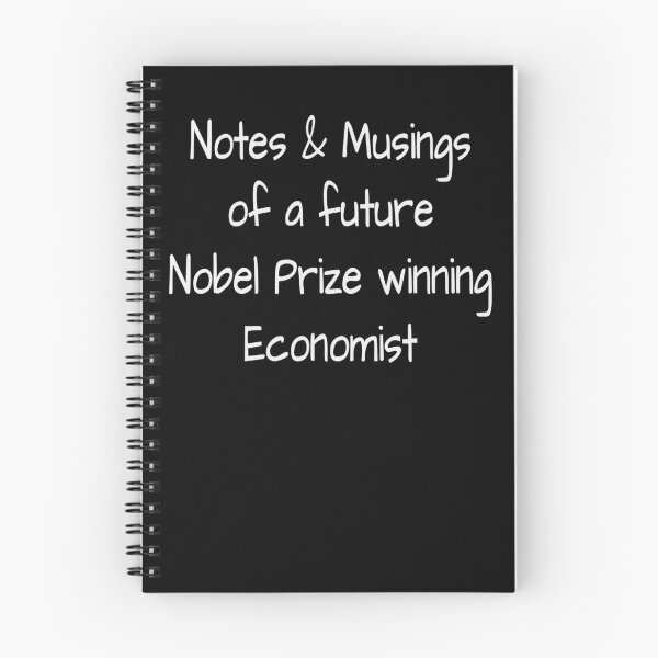 Item preview, Notebook Nobel Prize Economist designed and sold by krinima.