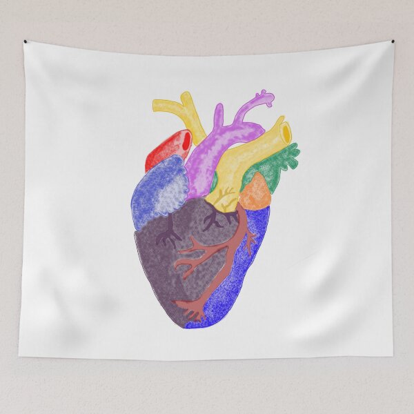 Item preview, Realistic Rainbow Coloured Heart designed and sold by Katy Briant.