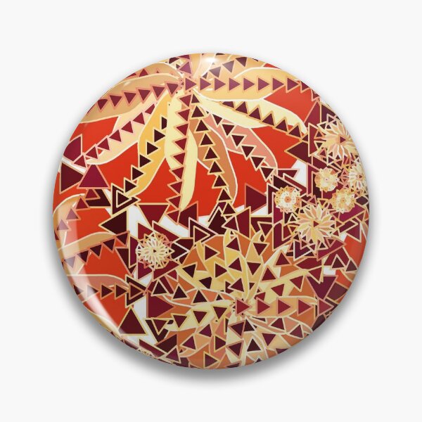 Item preview, Tribal Mandala Print, Rust Orange and Brown  designed and sold by Marymarice.