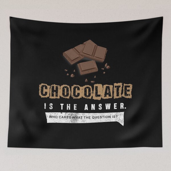 Item preview, chocolate is the answer  designed and sold by Dieowl.