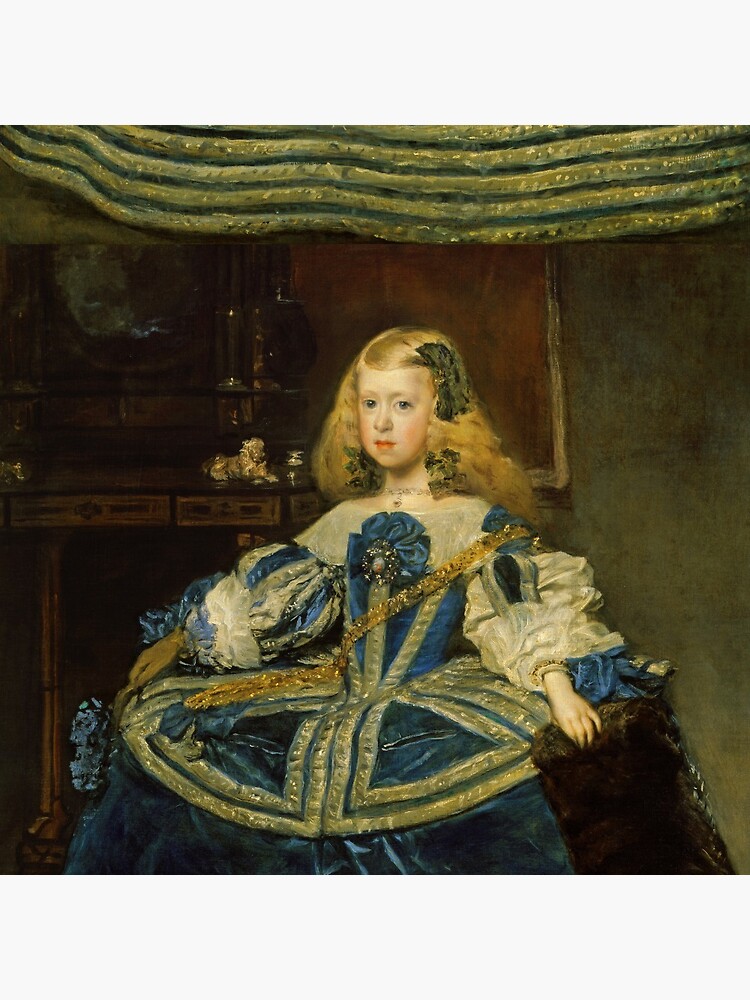 infanta margarita in a blue dress Infanta Margarita Teresa in a Blue Dress main image 1