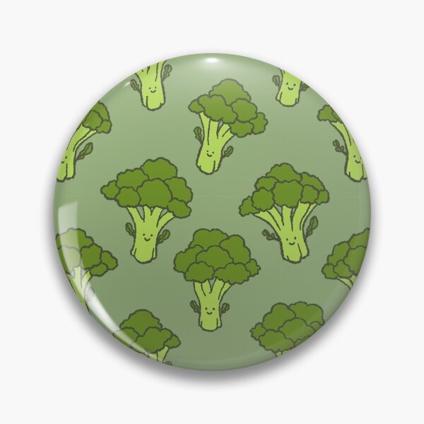 Item preview, Cute Happy Little Broccoli Trees designed and sold by carabara.