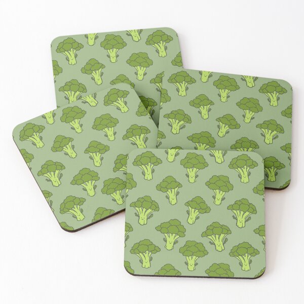 Item preview, Cute Happy Little Broccoli Trees designed and sold by carabara.