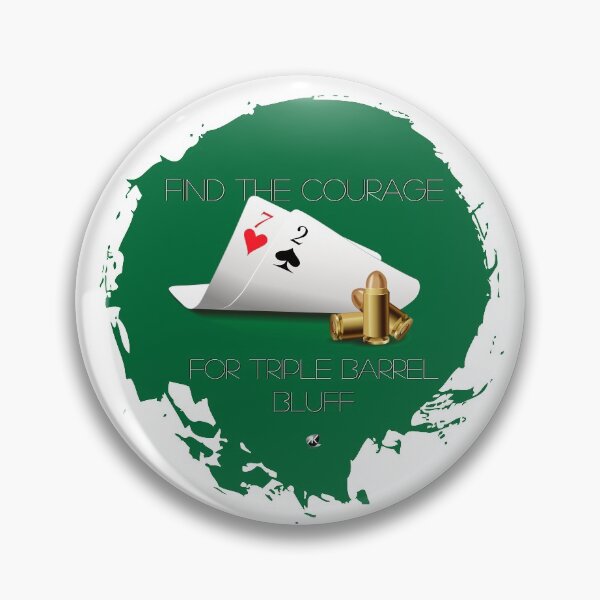 Item preview, Two playing cards and three weapon bullets with an inscription designed and sold by Alexandra Kueny.