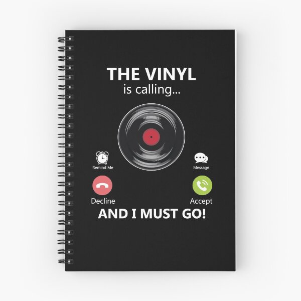 Item preview, The Vinyl Is Calling And I Must Go Vinyl Record Player Gear designed and sold by DynamicDesign.
