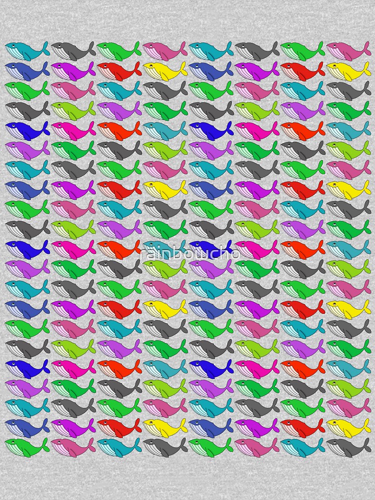 Rainbow whales by rainbowcho