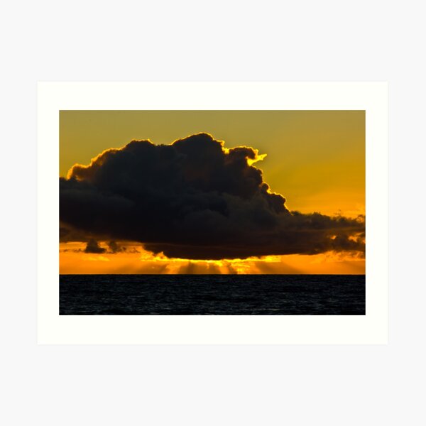 Sunset at Squeaky Beach, Wilsons Prom Art Print