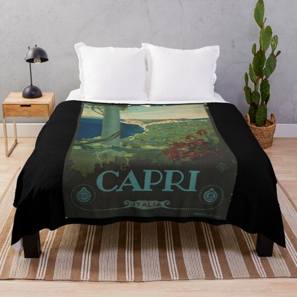 Item preview, ENIT Capri vintage travel poster designed and sold by stickart-marek.