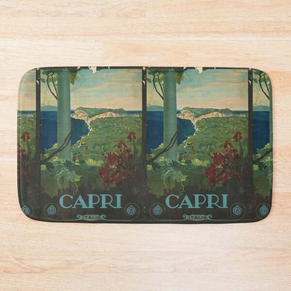 Item preview, ENIT Capri vintage travel poster designed and sold by stickart-marek.