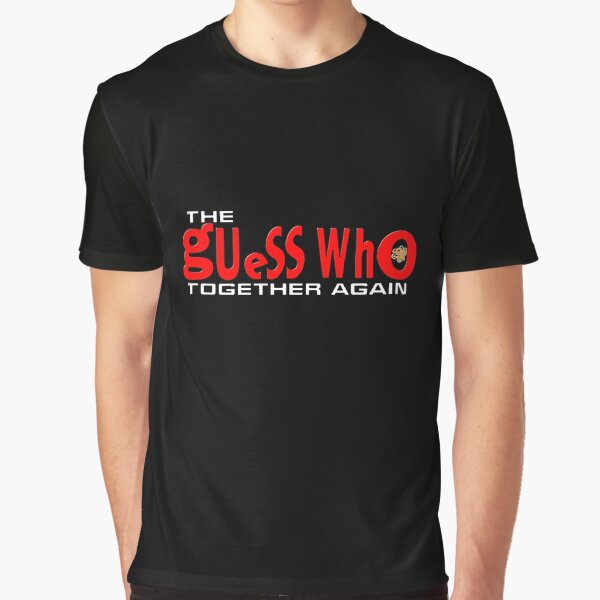 the guess who band t shirts