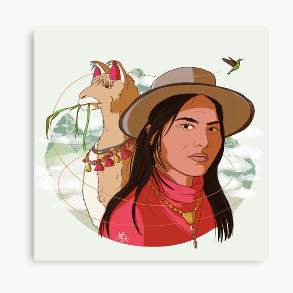Peruvian Girl Impression sur toile