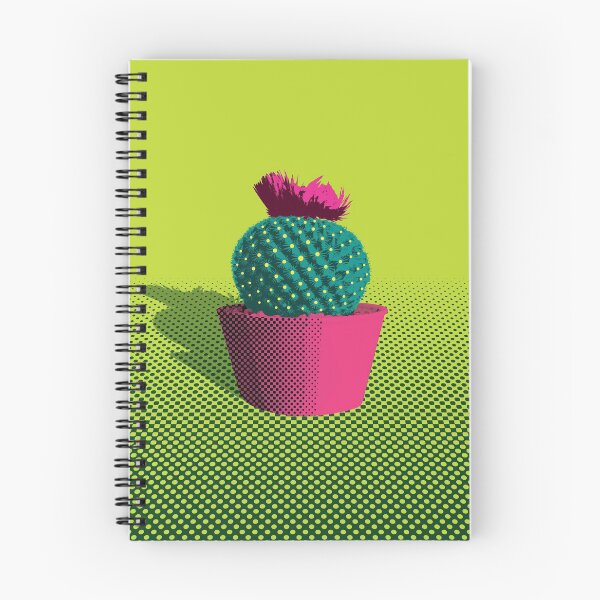 Item preview, Cactus Pop Art pink flower dotty designed and sold by JillBusbyArt.