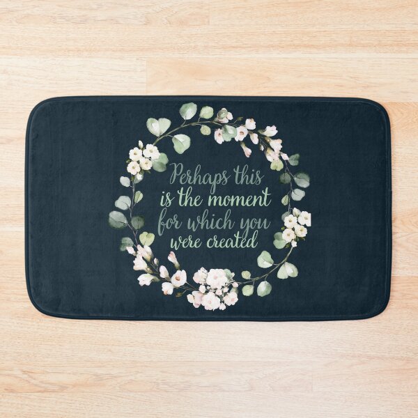 Item preview, Christian Wreath Design - Perhaps this is the Moment for Which you were Created Esther 4:14 designed and sold by palmsandprints2.