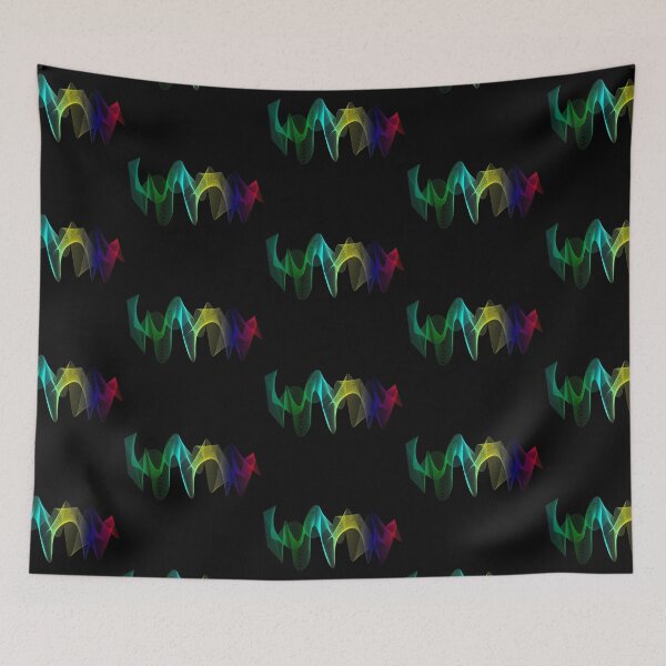 Item preview, Pattern abstract colorful rainbow colors designed and sold by ChrissiCreation.