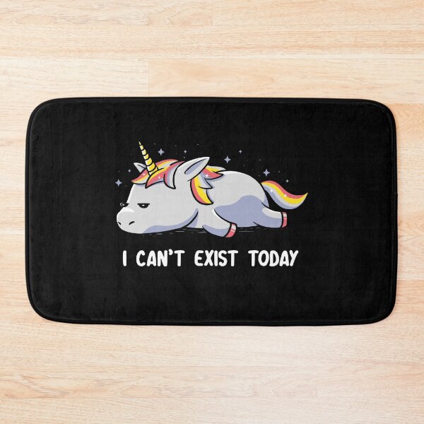 Item preview, I Can't Exist Today Funny Unicorn designed and sold by EduEly.