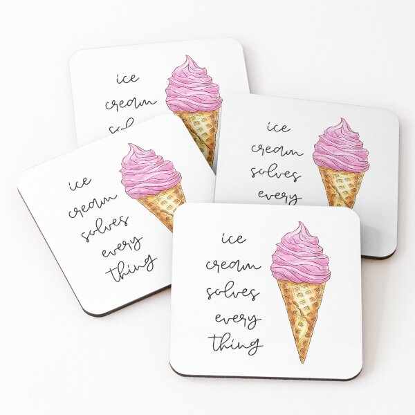 Item preview, Ice Cream Solves Every Thing Design designed and sold by designlab21.