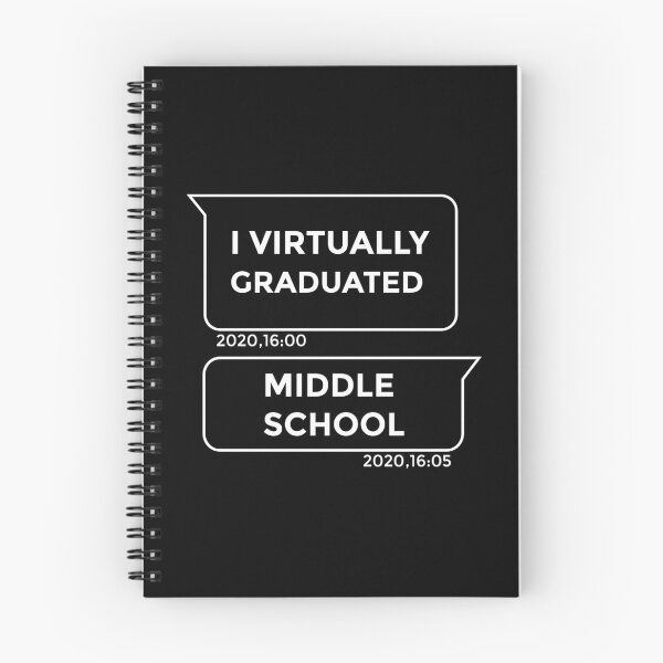 Item preview, I Virtually Graduated Middle School 2020 - Text Messages - Funny 2020 Graduates Gifts designed and sold by yeknow.